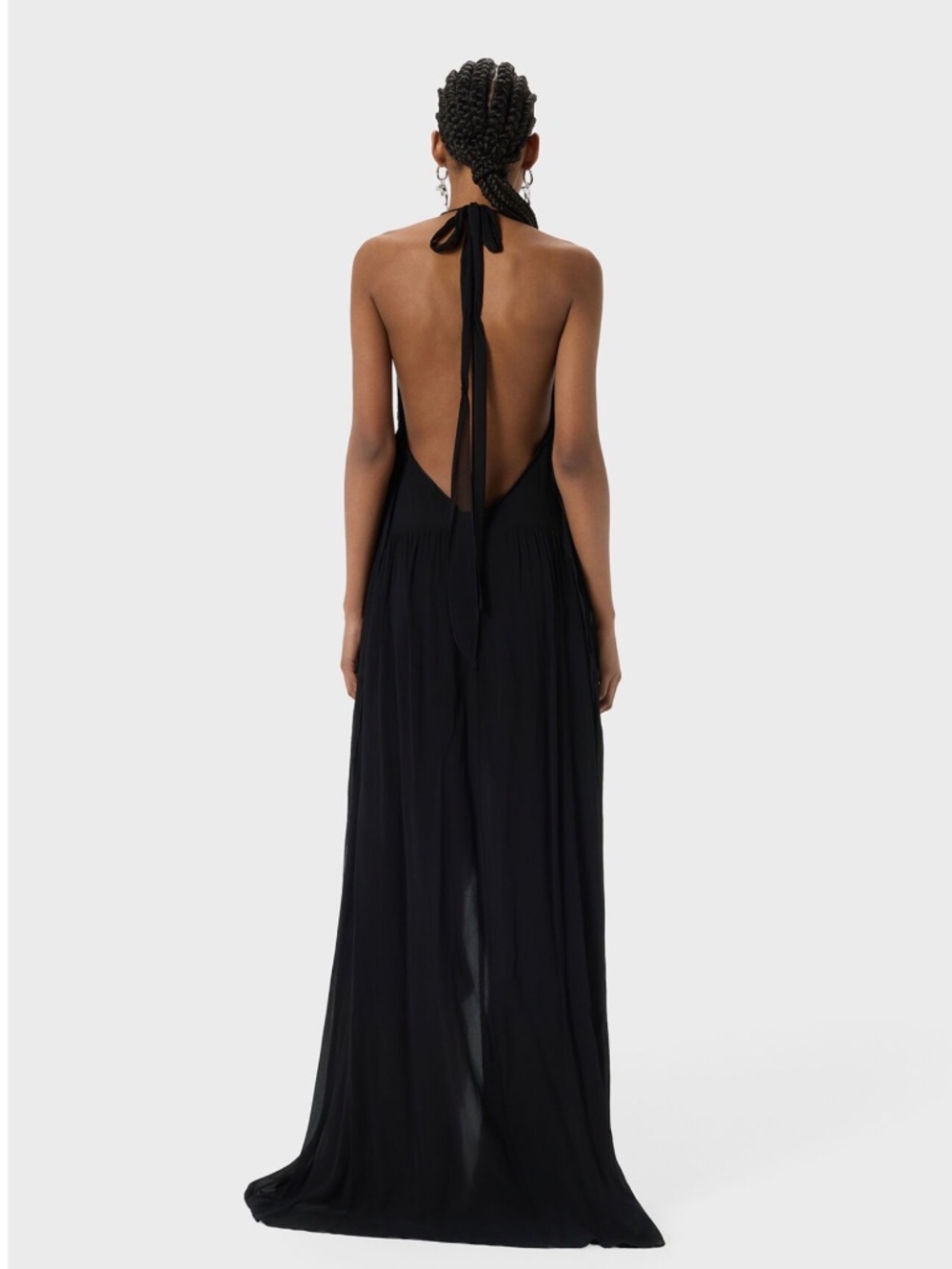 Blumarine Georgette Flower Maxi Dress - Picture 4 of 4